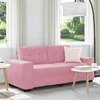 Dvivietė sofa, rožinė, 180x77x82 cm, aksomas