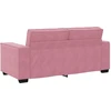 Dvivietė sofa, rožinė, 180x78x84 cm, aksomas