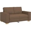 Dvivietė sofa, ruda, 160x78x84 cm, audinys