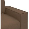 Dvivietė sofa, ruda, 160x78x84 cm, audinys
