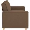 Dvivietė sofa, ruda, 180x78x84 cm, audinys