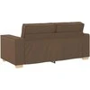 Dvivietė sofa, ruda, 180x78x84 cm, audinys
