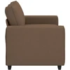Dvivietė sofa, ruda, 160x77x82 cm, audinys