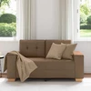 Dvivietė sofa, ruda, 160x77x82 cm, audinys