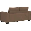 Dvivietė sofa, ruda, 160x77x82 cm, audinys