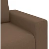 Dvivietė sofa, ruda, 160x77x82 cm, audinys