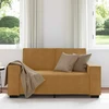 Dvivietė sofa, ruda, 160x78x84 cm, aksominė