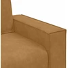 Dvivietė sofa, ruda, 160x78x84 cm, aksominė