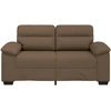 Dvivietė sofa, ruda, 160x81x84 cm, audinys