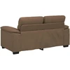 Dvivietė sofa, ruda, 160x81x84 cm, audinys