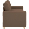 Dvivietė sofa, ruda, 180x77x82 cm, audinys