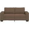 Dvivietė sofa, ruda, 180x77x82 cm, audinys