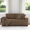 Dvivietė sofa, ruda, 180x77x82 cm, audinys