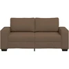 Dvivietė sofa, ruda, 180x77x82 cm, audinys