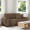 Dvivietė sofa, ruda, 180x77x82 cm, audinys