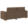 Dvivietė sofa, ruda, 180x77x82 cm, audinys