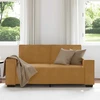 Dvivietė sofa, ruda, 180x78x84 cm, aksominė