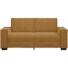 Dvivietė sofa, ruda, 180x78x84 cm, aksominė