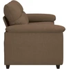 Dvivietė sofa, ruda, 180x81x84 cm, audinys
