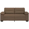 Dvivietė sofa, ruda, 180x81x84 cm, audinys