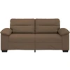 Dvivietė sofa, ruda, 180x81x84 cm, audinys