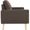 Dvivietė sofa, rudos spalvos, audinys