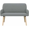 Dvivietė sofa su medžio masyvo kojelėmis 2 vietos