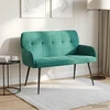 Dvivietė sofa su metalinėmis kojelėmis 2 vietos Turkio Aksomas