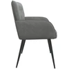 Dvivietė sofa su metalinėmis kojelėmis 2 vietos Tamsiai pilka