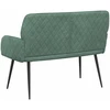 Dvivietė sofa su metalinėmis kojelėmis 2 vietos Jūrinė žalia