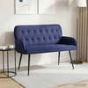 Dvivietė sofa su metalinėmis kojelėmis 2 vietos