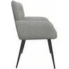 Dvivietė sofa su metalinėmis kojelėmis 2 vietos Šviesiai pilka