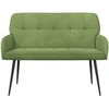 Dvivietė sofa su metalinėmis kojelėmis 2 vietos Šviesiai žalia