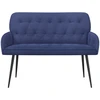 Dvivietė sofa su metalinėmis kojelėmis 2 vietos