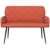 Dvivietė sofa su metalinėmis kojelėmis 2 vietos