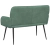 Dvivietė sofa su metalinėmis kojelėmis 2 vietos Jūrinė žalia