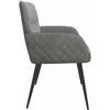Dvivietė sofa su metalinėmis kojelėmis 2 vietos Tamsiai pilka