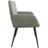 Dvivietė sofa su metalinėmis kojelėmis 2 vietos Šviesiai pilka