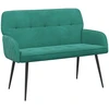 Dvivietė sofa su metalinėmis kojelėmis 2 vietos Turkio Aksomas