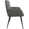 Dvivietė sofa su metalinėmis kojelėmis 2 vietos Tamsiai pilka