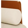 Dvivietė sofa su pagalvėlėmis, 110 cm, linas