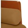 Dvivietė sofa su pagalvėlėmis, ruda, 110 cm, aksomas