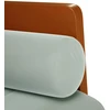 Dvivietė sofa su pagalvėlėmis, šviesiai pilka, 110 cm, aksomas