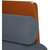 Dvivietė sofa su pagalvėlėmis, tamsiai pilka, 110 cm, aksomas