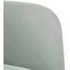 Dvivietė sofa, šviesiai pilka, 109 cm, aksomas