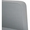 Dvivietė sofa, šviesiai pilka, 111 cm, audinys