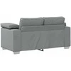 Dvivietė sofa Šviesiai pilka 160 cm audinys