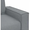 Dvivietė sofa, šviesiai pilka, 160x78x84 cm, audinys