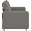 Dvivietė sofa, šviesiai pilka, 160x77x82 cm, velvetas, audinys