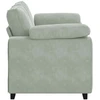 Dvivietė sofa, šviesiai pilka, 160x77x82 cm, aksomas
